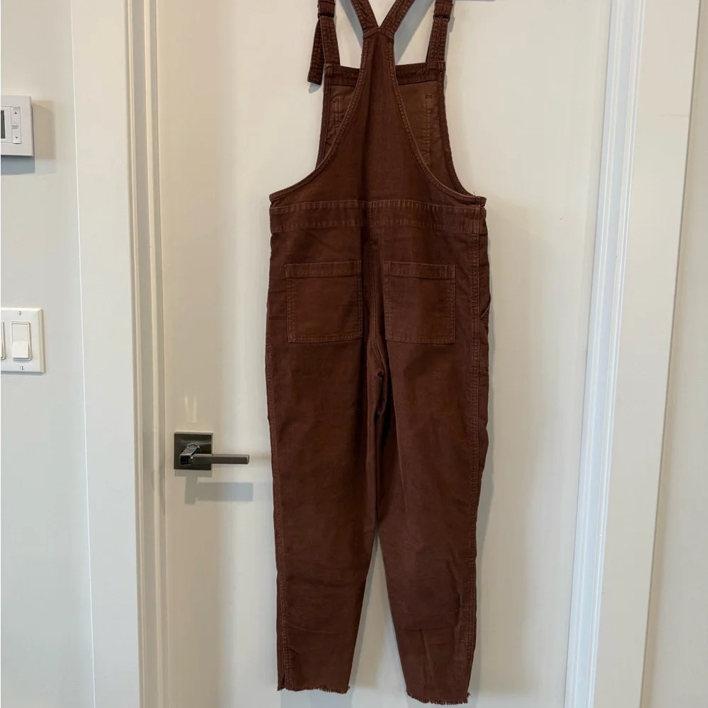 Aerie Brown corduroy Overalls